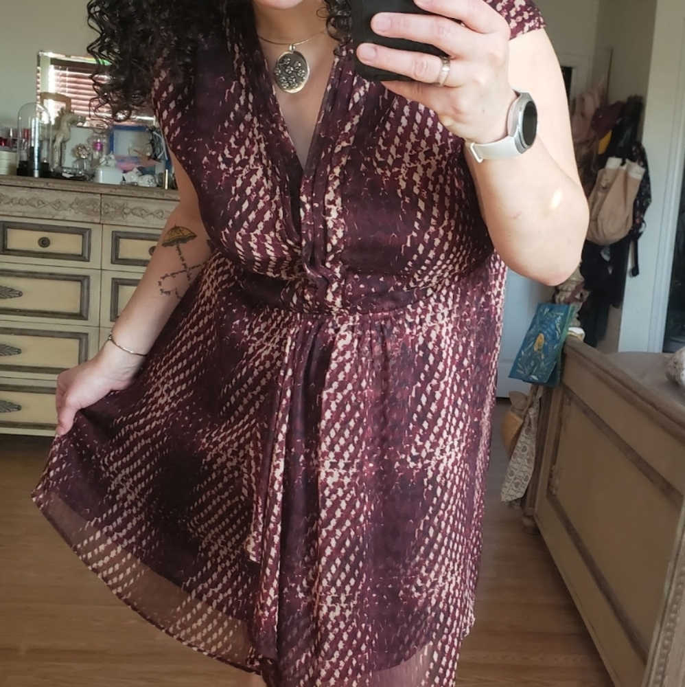 Maroon Converse dress
